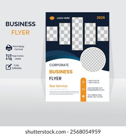 Corporate Business Flyer Design Templeate Free