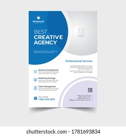 Plantilla de vectores de diseño de volante empresarial