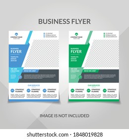 Corporate Business Flyer Design - Vector. Vorlage für Broschüren-Design-Flyer-Set, abstrakte Broschüren-Größe A4-Vorlage, kreative Abdeckung, Trendbroschüren-Set