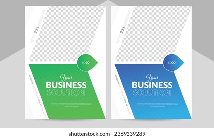 Corporate Business Flyer Design , vector file 