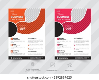 Corporate Business Flyer design vector template in A4, Business Presentation ,business promotion web banner template design, Business marketing flyer.
