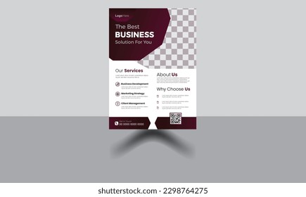 Corporate Business Flyer  geometric design vector graphic gradient modern report business flyers poster template
