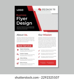 Corporate business flyer layout, Flyer cover design, Annual report, Corporate presentation, Digital marketing layout, Digital marketing flyer, Business brochure template design with mockup