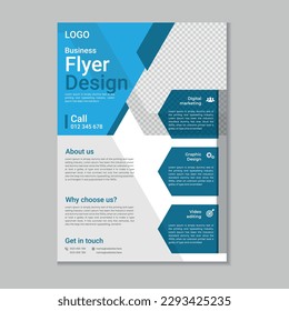 Corporate business flyer layout, Flyer cover design, Annual report, Corporate presentation, Digital marketing layout, Digital marketing flyer, Business brochure template design with mockup