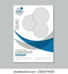 Corporate business flyer layout, Flyer cover design, Annual report, Corporate presentation, Digital marketing flyer, Business brochure template design with mockup