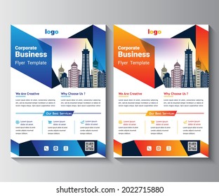 Layoutvorlage für Unternehmensflyer