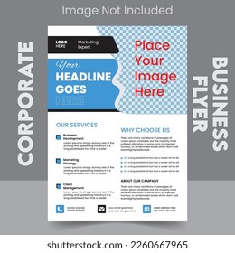 Corporate Business Flyer for Marketing, Events, Posters, Leaflets, Unique Artwork, Editable Source Files Expanded to (EPS Illustrator 10) , Print Dimension: 8.27”x11.69, A4 Paper, Bleed 0.125 (Around)