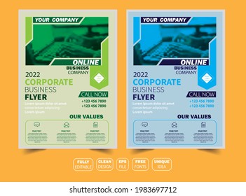 Corporate business flyer. Modern Brochure template cover design. Abstract magazine layout template. Annual report vector eps. a4 size paper cover design illustrations.