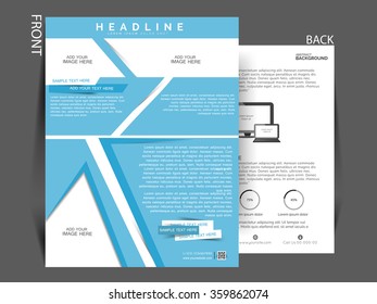 Corporate Business flyer for multipurpose business, can be use for print media as well digital media also, vector illustration eps10.