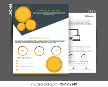 Corporate Business flyer for multipurpose business, can be use for print media as well digital media also, vector illustration eps10.