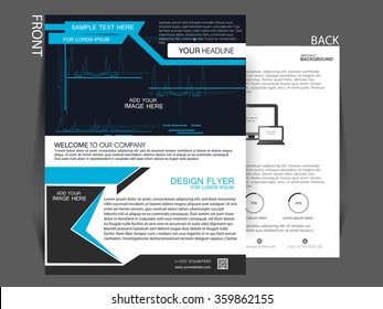 Corporate Business flyer for multipurpose business, can be use for print media as well digital media also, vector illustration eps10.