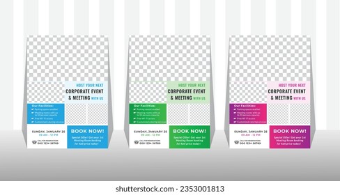 Corporate Business Flyer pamphlet brochure cover design layout background with three colors scheme, vector template in A4 size, AnnualReport, Magazine, Poster, Corporate Presentation, Portfolio, Flyer
