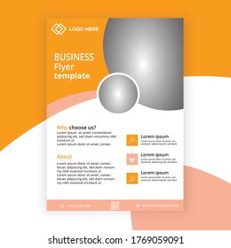 Corporate Business flyer, poster design, Corporate Presentation, Portfolio, layout, abstract vector template, magazine cover design
