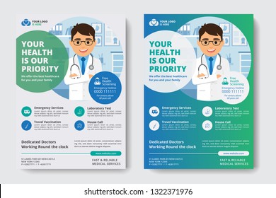 Corporate Business Flyer poster pamphlet brochure cover design layout background, two colors scheme, vector template in A4 size - Vector