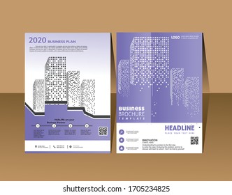 Corporate Business Flyer poster pamphlet brochure cover design layout background, two colors scheme, vector template