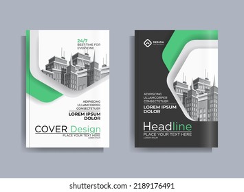 Corporate Business Flyer poster pamphlet brochure cover design layout background, Magazine, Poster, Business Presentation, Portfolio, Flyer, Banner, vector template in A4 size - Vector