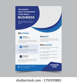 Corporate Business Flyer poster template a4 size print ready fully editable 