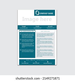 Vorlage für Geschäftsflyer für Unternehmen
