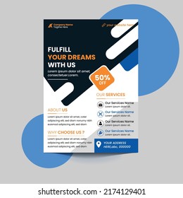 corporate and business flyer template