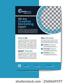 Corporate business flyer template, business flyer template,