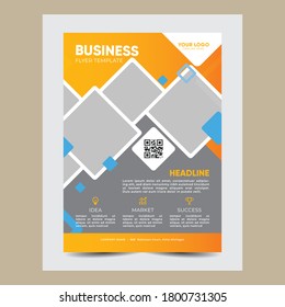 Corporate Business Flyer template for advertising business vector eps 10