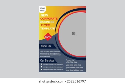 Corporate Business Flyer Template. It can be use for your business advertisement and it will promote your brand and your business