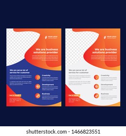 corporate business flyer template design