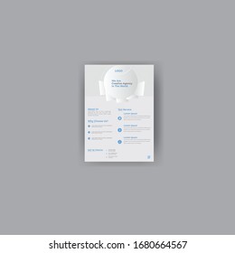 corporate business flyer template design