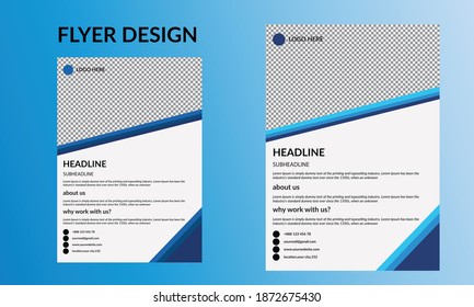 corporate business flyer template design