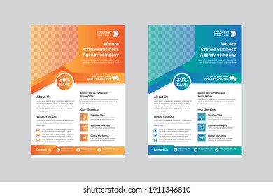 Corporate Business Flyer Template Design