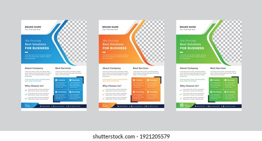 Corporate Business Flyer Template Design