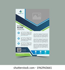 Corporate business flyer template, flyer design