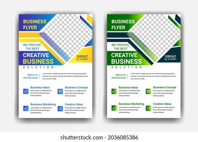Corporate business flyer template Design