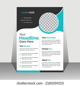 Corporate Business Flyer Template Design Set. Digital Marketing Agency Flyer, Business Marketing Flyer Set, Grow Your Business Digital Marketing New Flyer.Modern Marketing Agency.