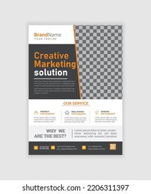 Corporate Business Flyer Template Design, Digital Marketing Agency Flyer, Business Marketing Flyer Set