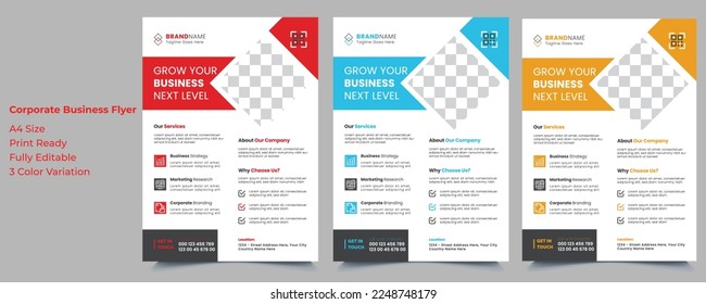 Corporate Business Flyer Template Design