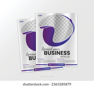  Corporate business flyer template design. marketing, business proposal, promotion, advertising, publication.