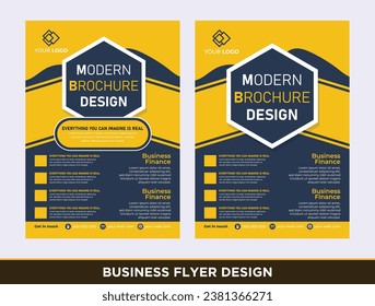 Corporate business flyer template design. Template vector design for Brochure, Annual Report, Magazine, Poster, Corporate Presentation, Portfolio, Flyer, cover modern layout in A4
