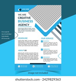 Corporate business flyer template design marketing, business proposal, promotion, advertise, publication, cover page. new digital marketing flyer set.