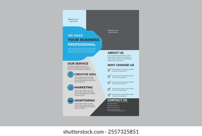 Corporate business flyer template design set, Brochure design, cover modern layout, annual report, poster, flyer in A4 with colorful business proposal, promotion, advertise, publication, cover page.