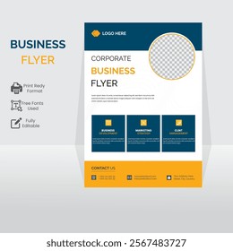 Corporate Business Flyer Template Design