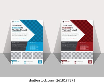 Corporate business flyer template design set, Brochure design, cobrir layout moderno, relatório anual, cartaz, folheto em A4 com proposta de negócios colorida, promoção, anúncio, publicação, folha de rosto.