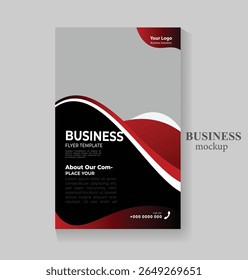 Modelo de folheto de negócios corporativos design marketing, proposta de negócios, promoção, publicidade, publicação, folha de rosto. novo conjunto de folhetos de marketing digital.