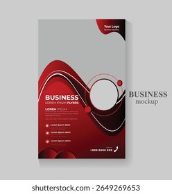 Modelo de folheto de negócios corporativos design marketing, proposta de negócios, promoção, publicidade, publicação, folha de rosto. novo conjunto de folhetos de marketing digital.