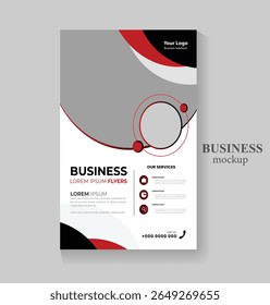 Modelo de folheto de negócios corporativos design marketing, proposta de negócios, promoção, publicidade, publicação, folha de rosto. novo conjunto de folhetos de marketing digital.