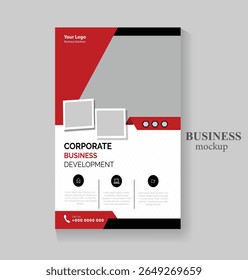 Corporate business flyer template design marketing, business proposal, promotion, advertise, publication, cover page. new digital marketing flyer set.
