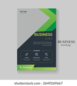 Modelo de folheto de negócios corporativos design marketing, proposta de negócios, promoção, publicidade, publicação, folha de rosto. novo conjunto de folhetos de marketing digital.