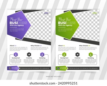 Corporate Business Flyer Template Design.Business Flyer Layout