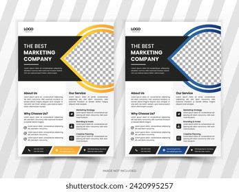 Corporate Business Flyer Template Design.Business Flyer Layout