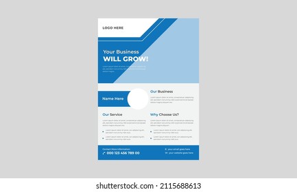 Corporate Business Flyer Template, Digital Marketing Agentur Flyer, Business Marketing Flyer Set, erweitern Ihr Business Digital Marketing neues Flyer, Poster, Print-ready.